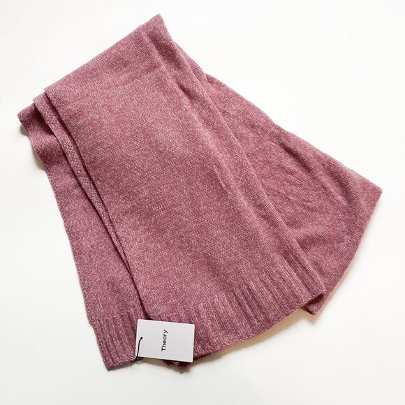 Theory Cashmere Hat and Scarf Set Mauve NEW NWT - Picture 5 of 10